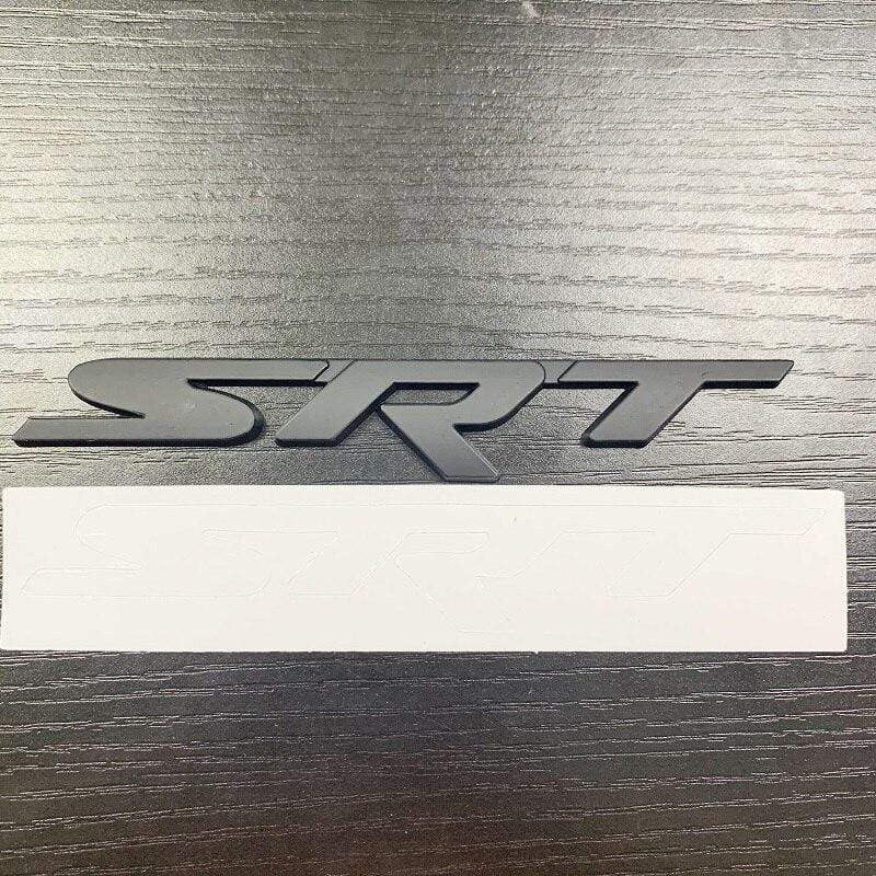 1X Metal Auto Car Styling SRT Front Grill Grille Badge Emblem Sticker Fit For Dodge Charger Challenger