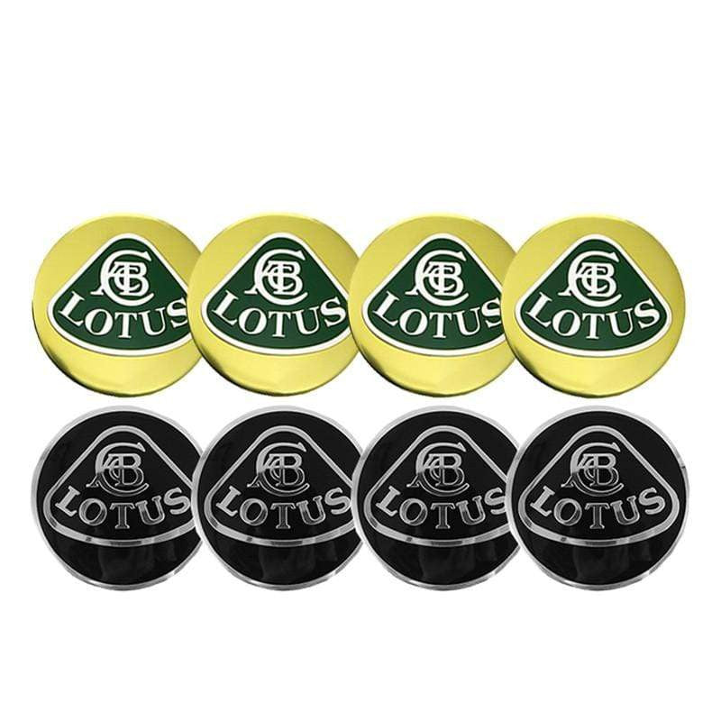 4pcs 56.5mm Lotus Logo Car Wheel Center Hub Cap Sticker Auto Tire Emblem Badge Decal-Realmancar