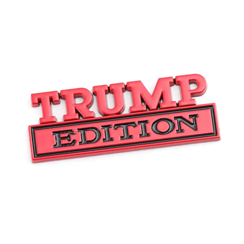 TRUMP Edition Badge Emblem Hood Grille for Subaru Chevrolet Honda Jeep Ford Nissan Lexus - larahd