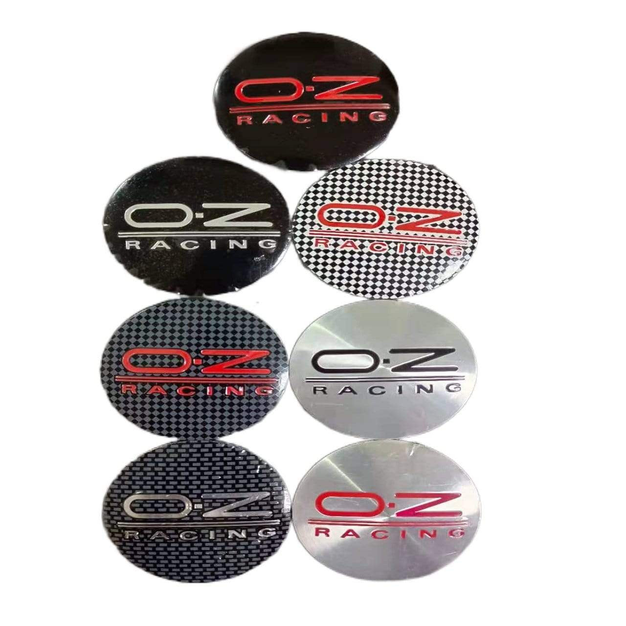 4PCS 56MM OZ Racing Car Wheel Center Hub Cap Sticker Car Logo Badge Emblem sticker Decal-Realmancar