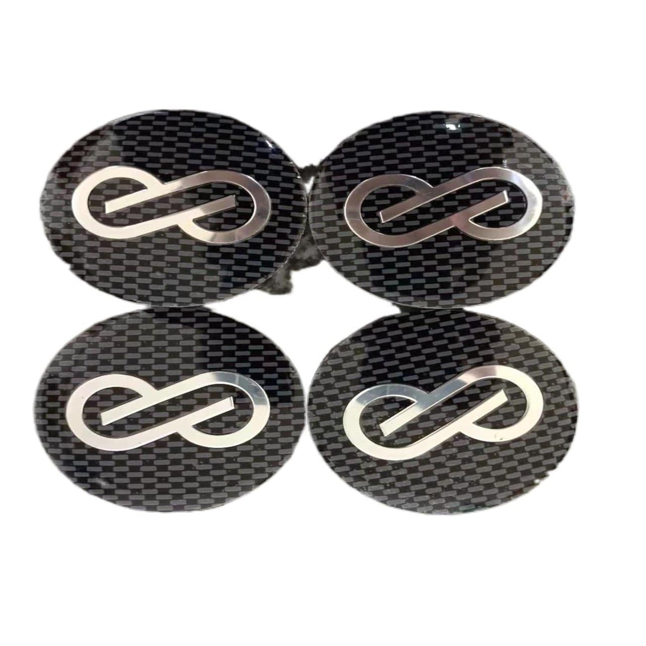 56MM ENKEI Wheels Center Cap Stickers Number 8 LOGO Badge Emblems-Realmancar