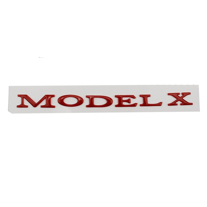 Replace ABS Letter Rear Tail Emblem Sticker Badge Decal For TESLA Model 3 X S - larahd