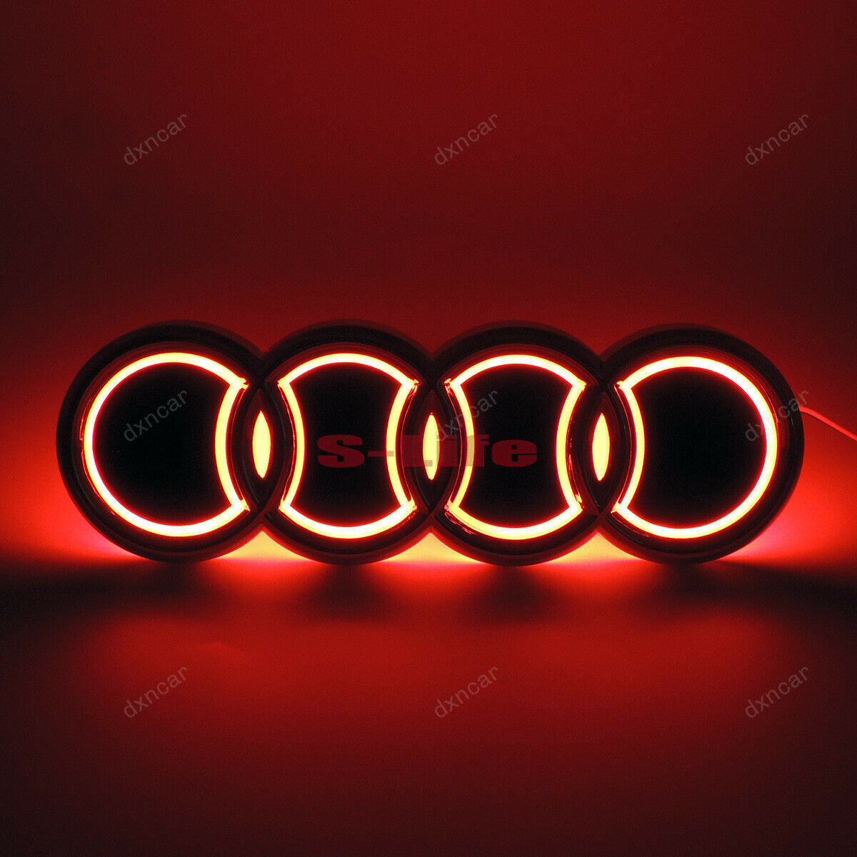 Illuminated 5D LED Car Tail Logo Light For Audi Badge Emblem Light