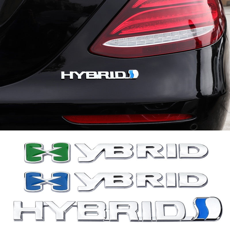 Hybrid Synergy Drive Stickers Metal Emblem Badge Decal For Toyota - larahd