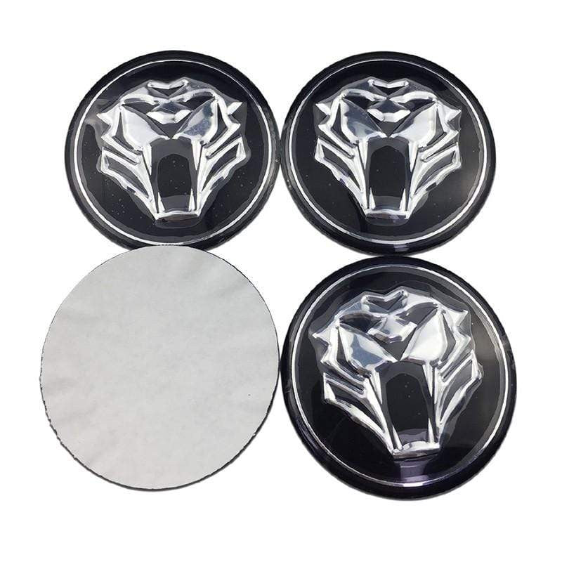 4pcs 56mm KIA K3 K5 Modified Lion Head Car Wheel Center Hub Cap Sticker Auto Tire Emblem Badge Decal