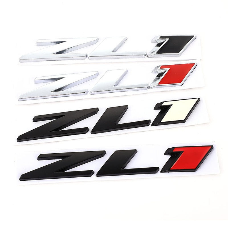 ZL1 Metal Sticker Emblem Badge Trunk Decals for Chevrolet Camaro ZL1 - larahd