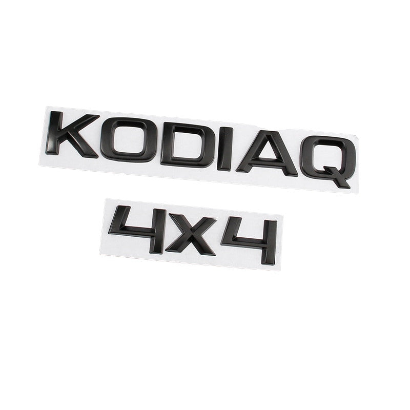 Skoda Rear Trunk Letters Replace Badge Emblem Metal Stickers For Octavia SUPERB FABIA - larahd