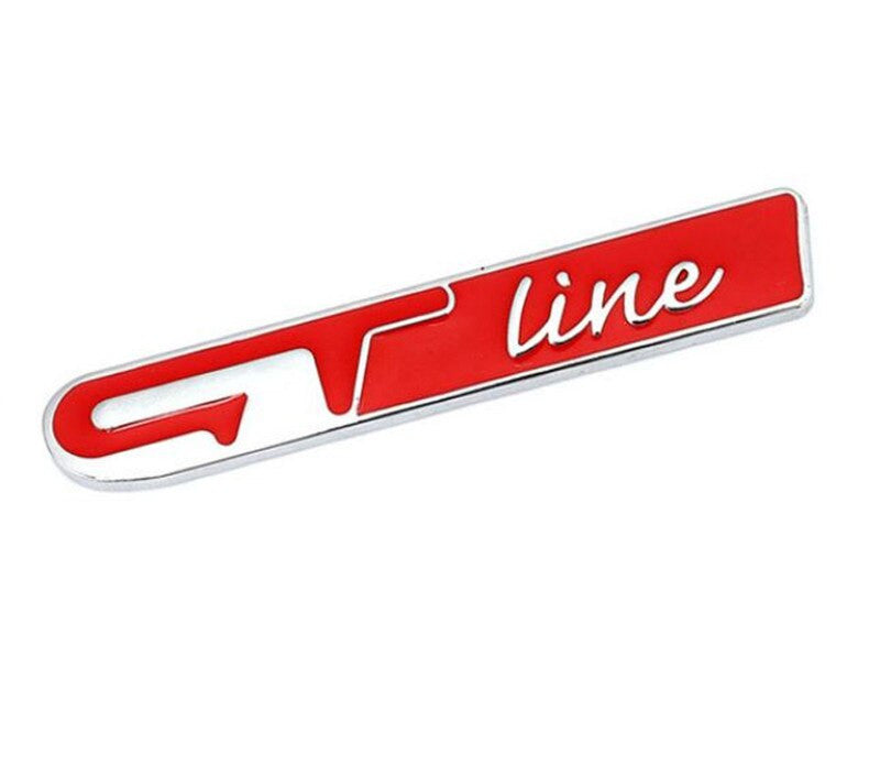 Alloy GT LINE Emblem Badge Sticker for KIA Forte Optima Stinger Sorento K5 - larahd