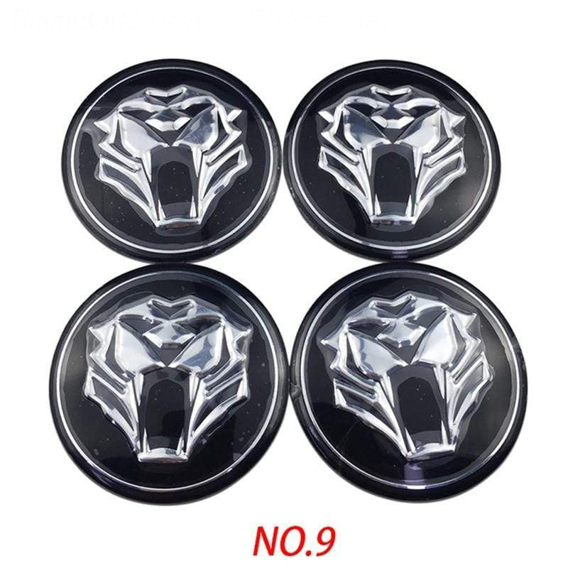 4pcs 56mm KIA K3 K5 Modified Lion Head Car Wheel Center Hub Cap Sticker Auto Tire Emblem Badge Decal - larahd