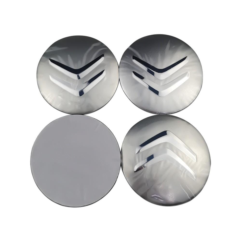 4PCS 56mm Citroen Logo Car Wheel Center Hub Cap Sticker Auto Tire Emblem Badge Decal Decoration