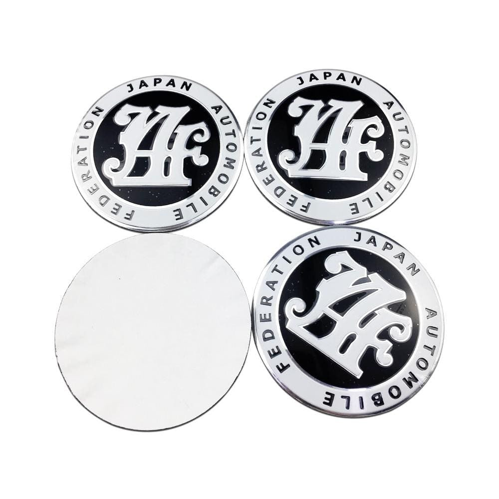 4PCS 56mm Advan HRE JAF Car Wheel Center Hub Cap Sticker Auto Tire Emblem Badge Decal-Realmancar