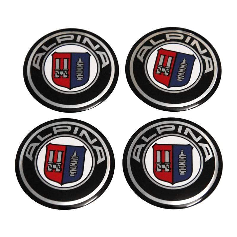 4pcs 56mm Car Rim Wheel Center Hub caps Resin Badge wheel Decal Sticker for BMW