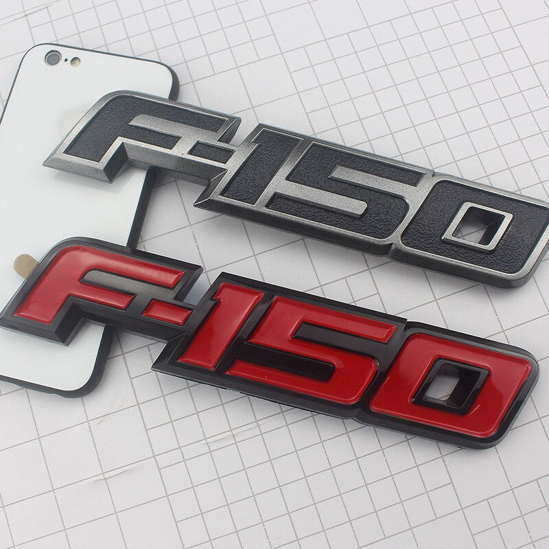 Ford Trunk F-150 Badge Emblem Sticker Tailgate Decals For Ford F150 Raptor Pickup Tail - larahd