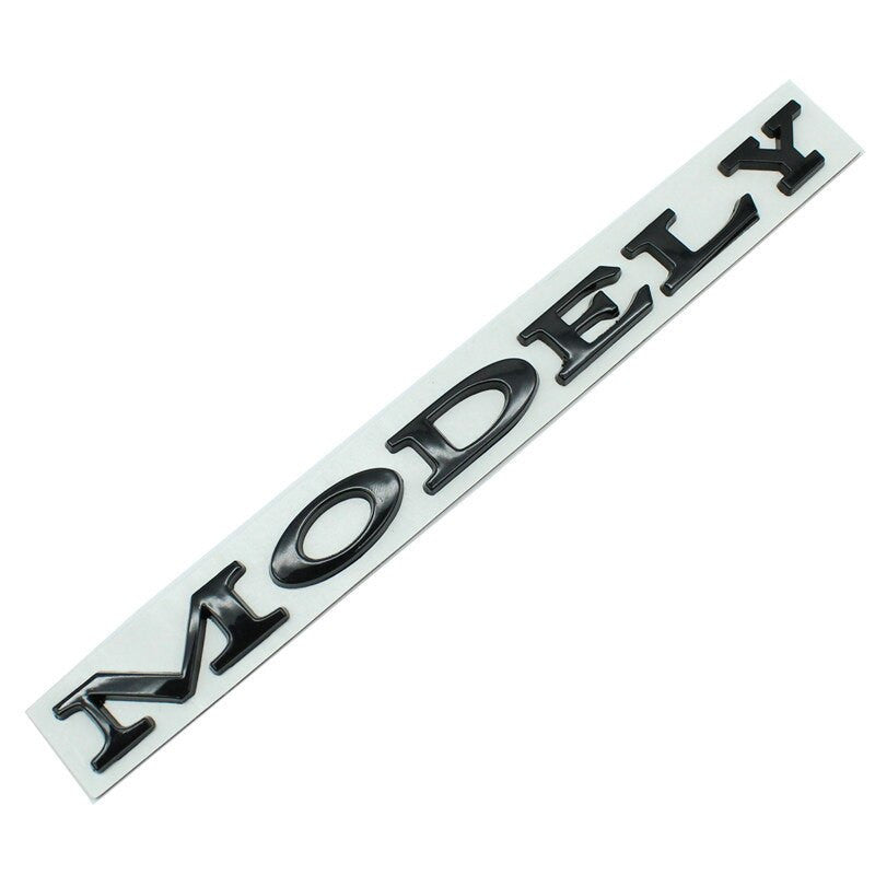 3D Letters Model Y Rear Back Trunk For Tesla Model Y Emblem Badge Stickers