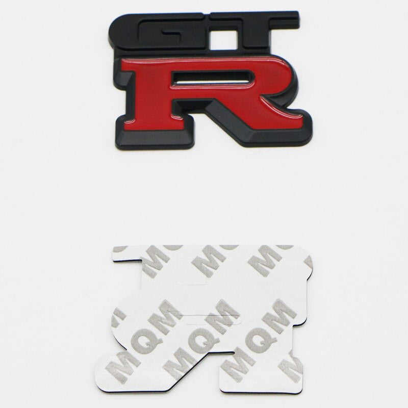 3D Metal GTR Racing Sport Stickers Decals emblem For Nissan GT-R - larahd