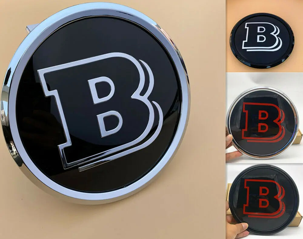 Brabus B Front Grille Emblem Badge Logo For Mercedes-Benz A B C E Class 2011-18 - larahd