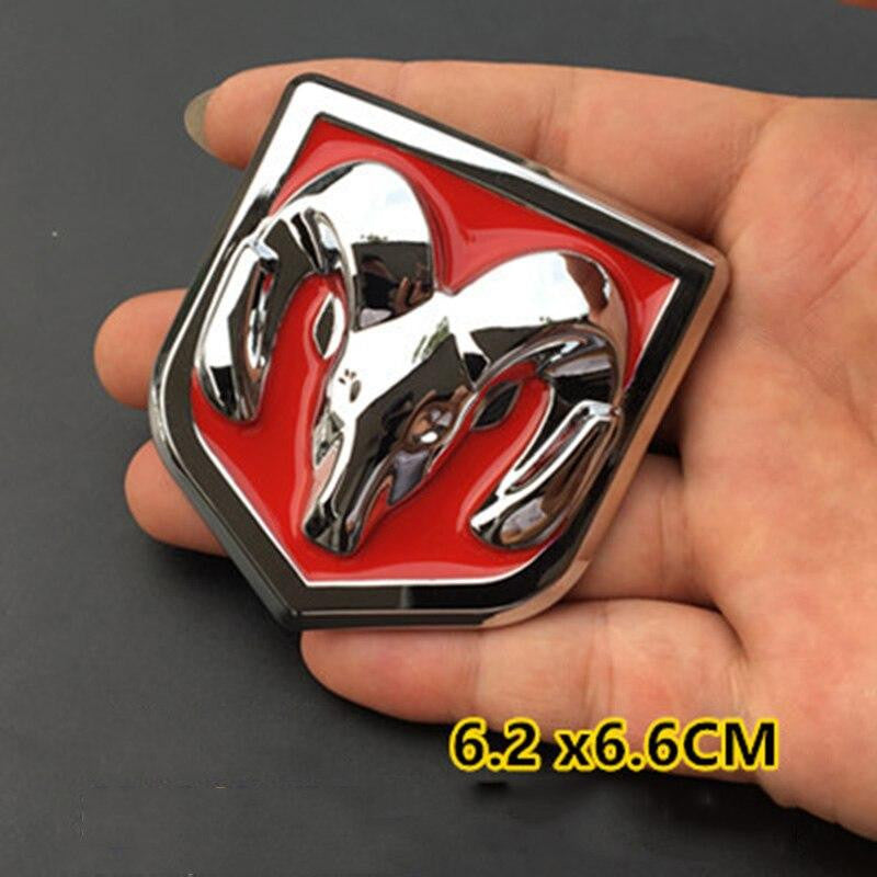 3d Ram Metal Badge Sticker for Dodge RAM 1500 2500 3500 Challenger Charger Durango Nitro Journey Caliber Car Exterior Decoration - larahd