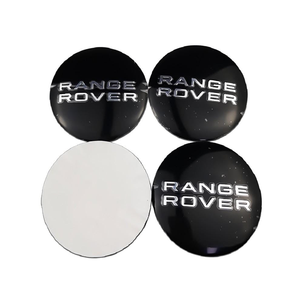 4PCS 56mm Land Rover Range RoverCar Wheel Center Hub Cap Sticker Auto Tire Emblem Badge Decal