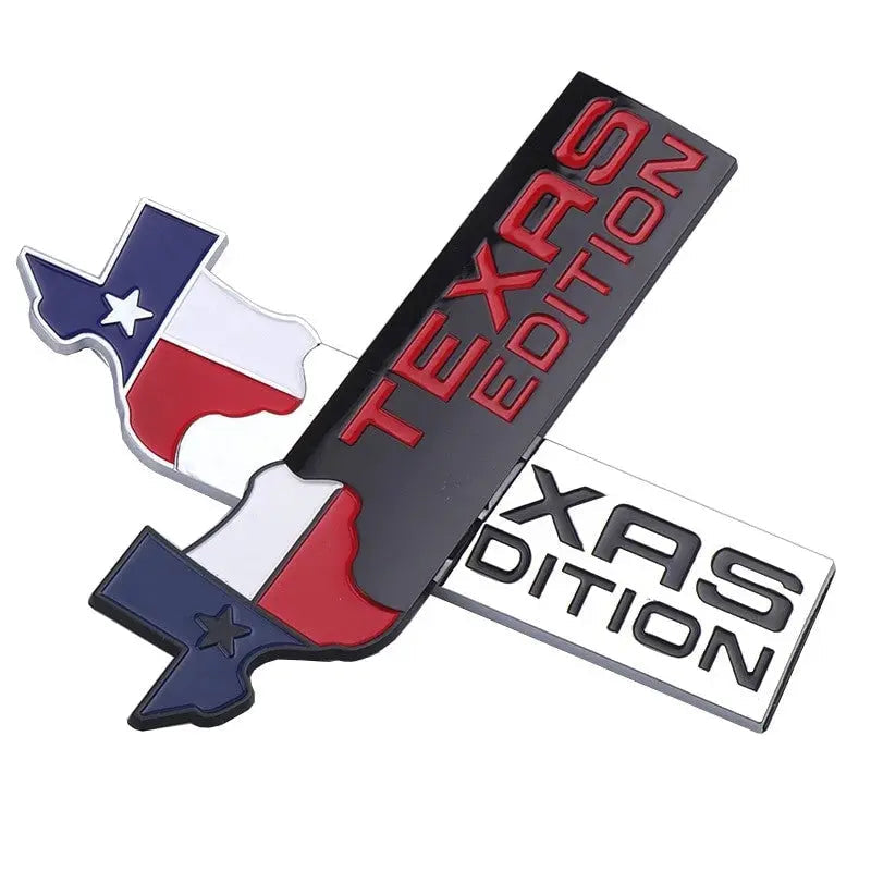 3D MASON Lone Star TEXAS EDITION Sticker Emblem Badge for Cars Motorcycle Decorative - larahd