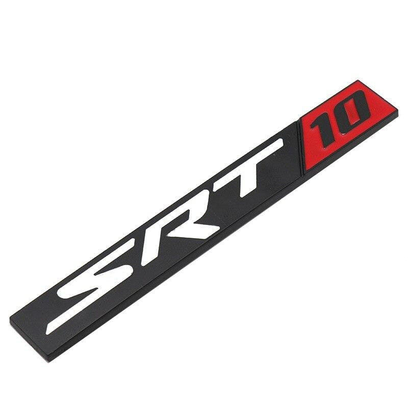 Metal Car Body Decoration for SRT8 SRT6 Logo Car Rear Side Sticker for Dodge Charger Challenger Caliber Jcuv Ram Journey Caravan