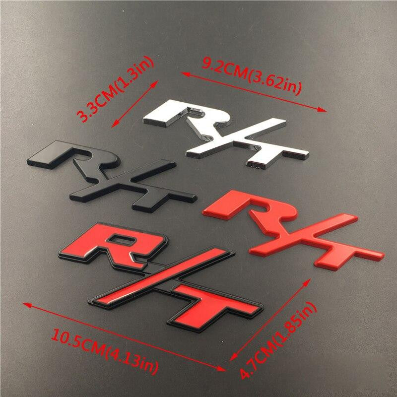 Alloy Car Front Grille Emblem Body Sticker For Dodge R/T RAM Journey Jcuv Charger Challenger Caliber Nitro Auto Styling - larahd