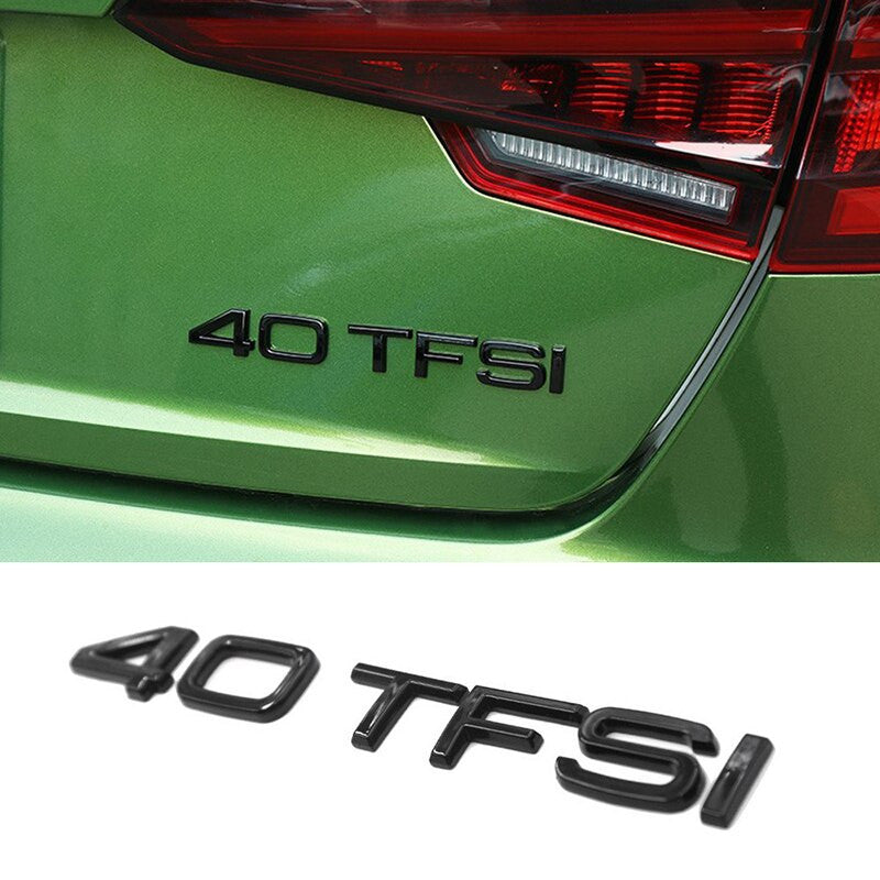 AUDI 35 40 45 50 55 TFSI Rear Trunk Letters Emblem Badge For Quattro - larahd