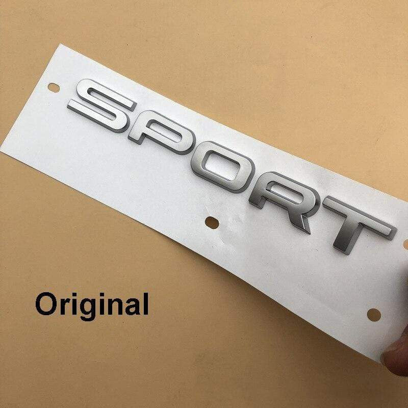 SPORT Emblem for Land Range Rover SV Autobiography Discovery HSE Luxury SCV6 SDV6 SDV8 Si4 Bar Badge Car Styling Trunk Sticker - larahd