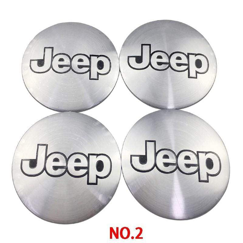 4pcs 56mm Jeep TRAIL RATED 4X4 Snow Mountain Car Wheel Center Hub Cap Sticker Auto Tire Emblem Badge Decal-Realmancar