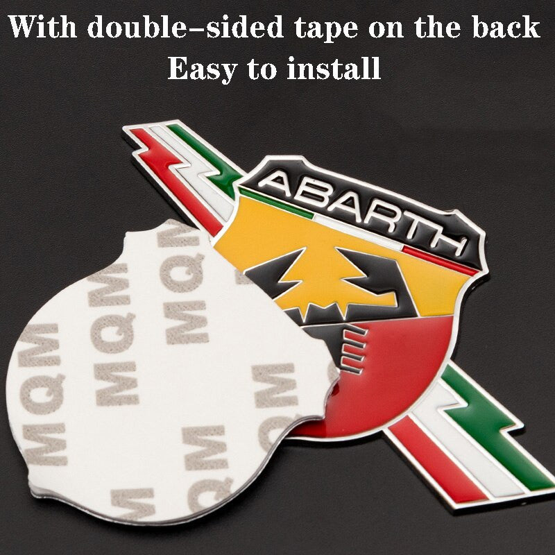 3D Scorpion Emblem Badge Sticker for ABARTH Fiat 500 695 Punto