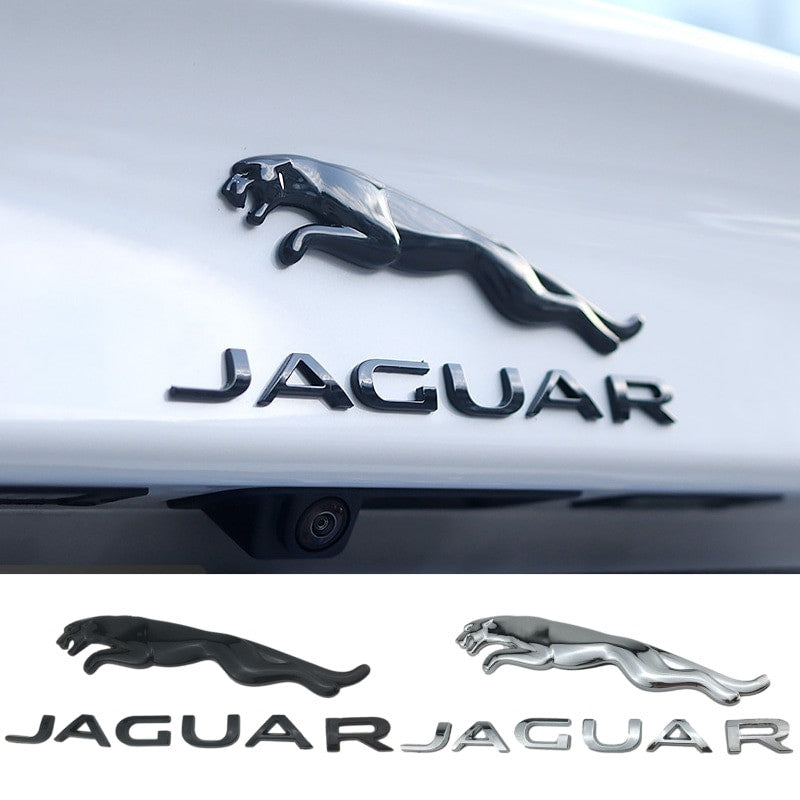 JAGUAR BOOT BADGE Rear Trunk Emblem Suitable for Jaguar XF XJ X350 S-Type X260 - larahd