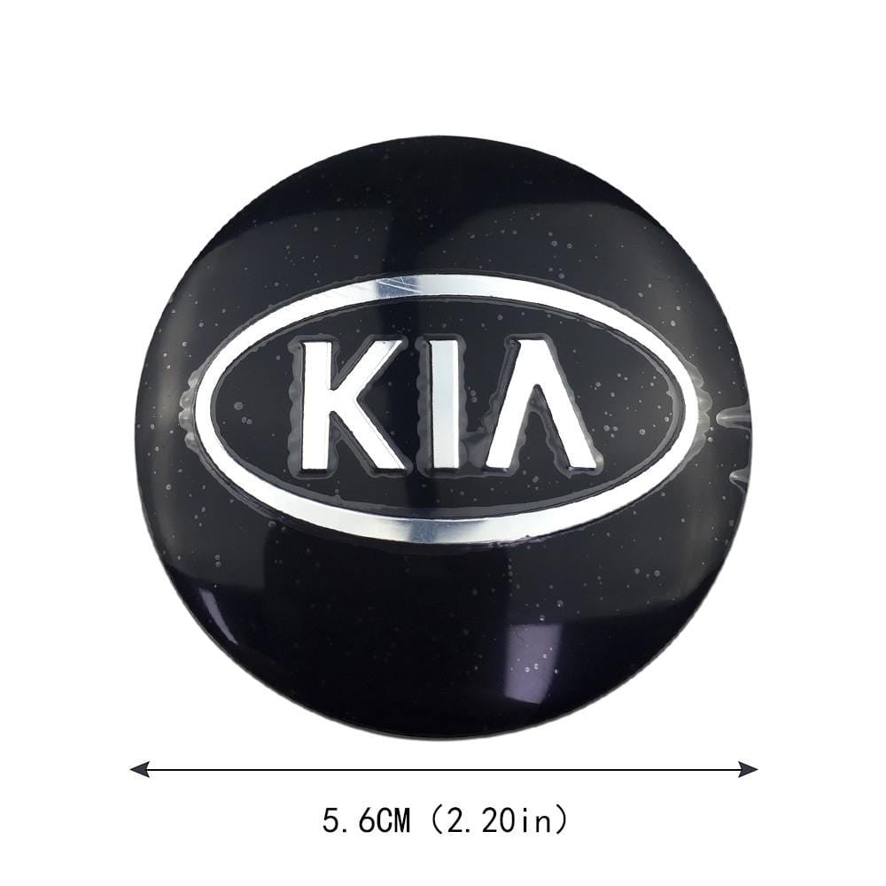 4pcs 56mm KIA K3 K5 Modified Lion Head Car Wheel Center Hub Cap Sticker Auto Tire Emblem Badge Decal - larahd