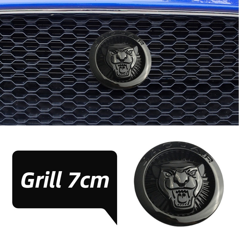 Jaguar Front Grill Badge Trunk Sticker for X Type S-Type XF X260 X350 XJS F-type XE