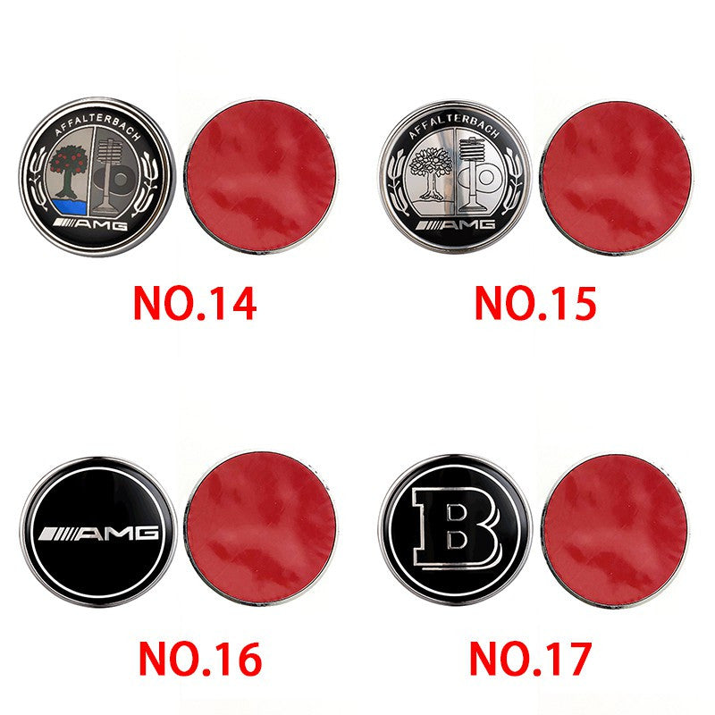 57mm For Mercedes Benz AMG Apple Tree Brabus Lorinser Front Hood Center Cover Emblem Badge - larahd