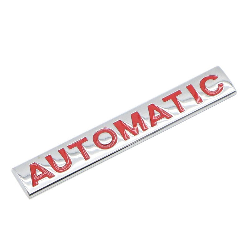 3D Metal Automatic Car Trunk Rear Tailgate Emblem Badge Decals Sticker