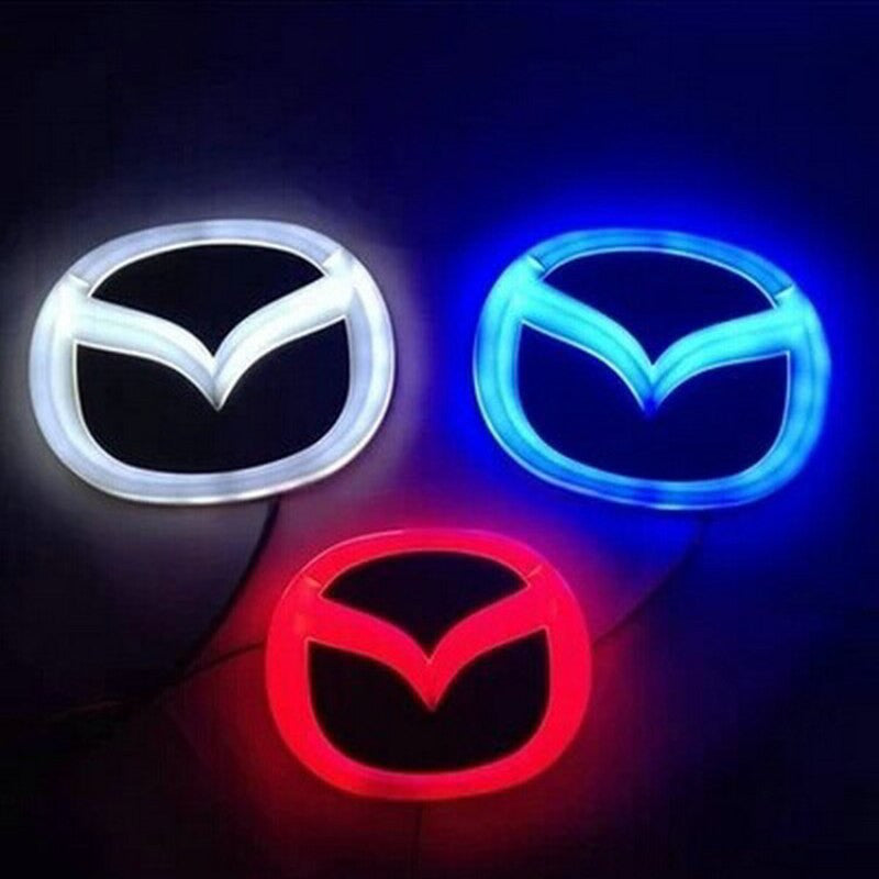 LED Light Rear trunk Badge Stickers Decals for Mazda 2 3 6 RX8 RX7 CX7 8 CX5 MX5 323 - larahd