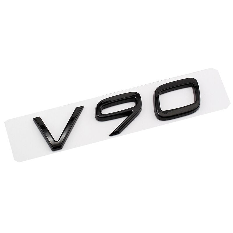 Glossy Black Emblem Sticker For Volvo XC90 XC60 XC40 D2 D5 S80 S90 S60 S40 V40 V60