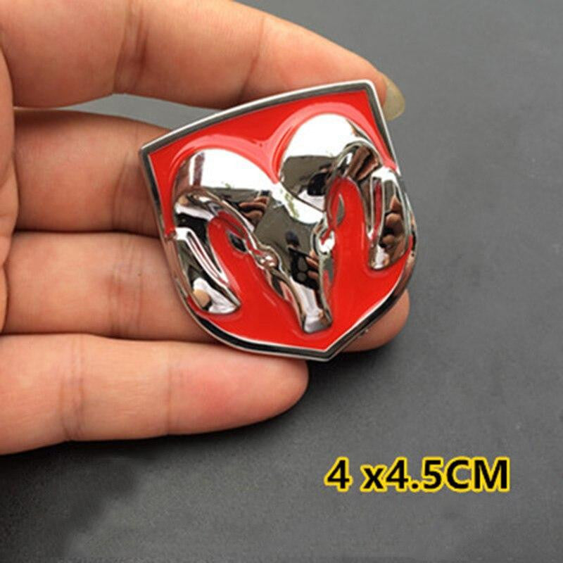 3d Ram Metal Badge Sticker for Dodge RAM 1500 2500 3500 Challenger Charger Durango Nitro Journey Caliber Car Exterior Decoration - larahd