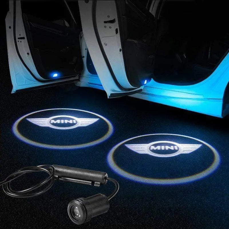 For Mini Cooper One S JCW R55 R56 R58 R59 R60 F56 F60 2 pieces Car Welcome Light Door Wireless Ghost Shadow Lamp