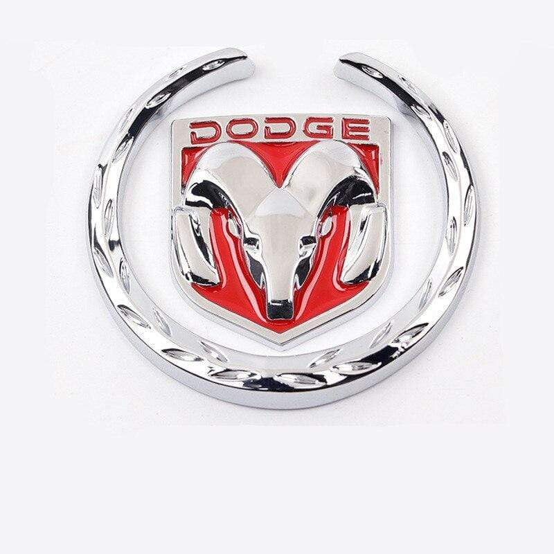 2pcs Metal Car Rear Side Wheat Window Sticker for Dodge RAM Logo Journey Caravan Durango Nitro Caliber Jcuv Challenger Accessories