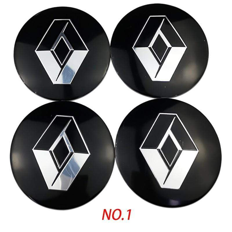 4PCS 56mm Renault Logo Car Wheel Center Hub Cap Sticker Auto Tire Emblem Badge Decal-Realmancar