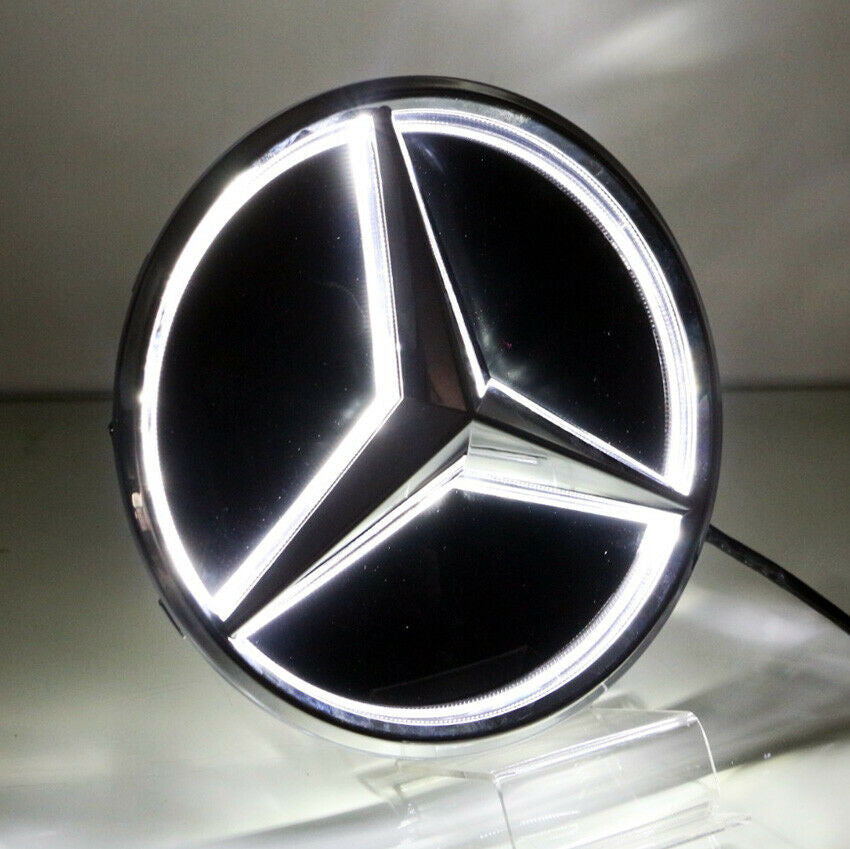 Mirror Car Led Star Logo Grille Badge Light For Mercedes Benz C Class 2019-2020