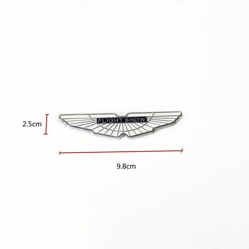 3D Metal Sticker Flight Show Side Front Body Badge for Aston Martin