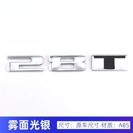 3D Stickers Decals For Cadillac CT4 CT5 CT6 25T 28T 40T AWD Rear Trunk Body Emblem Badge