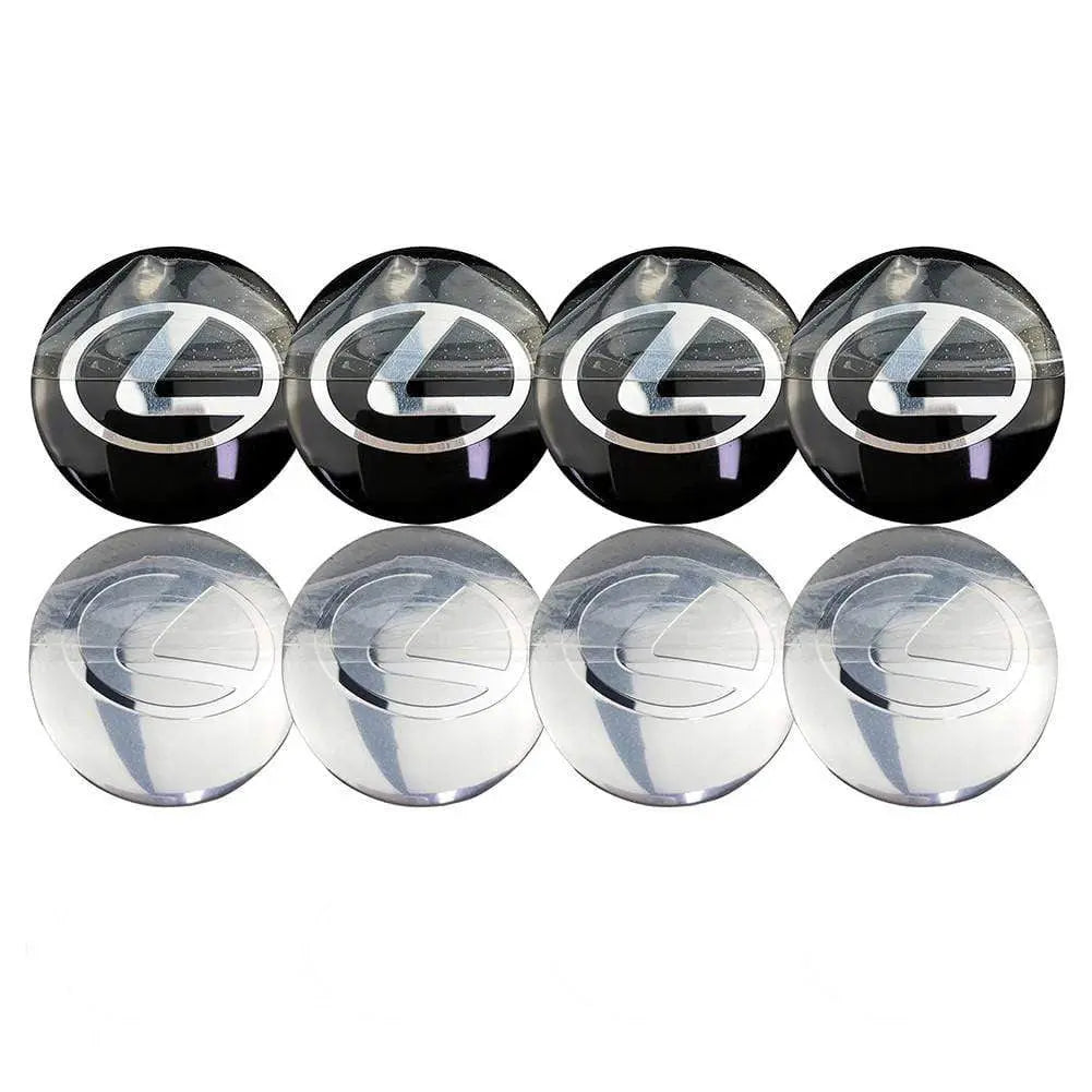 4PCS 56mm Lexus Car Wheel Center Hub Cap Sticker Auto Tire Emblem Badge Decal - larahd