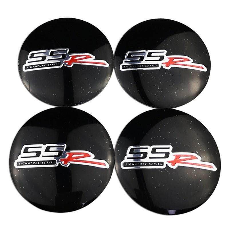 4pcs 56mm Chevrolet SSR Logo Car Wheel Center Hub Cap Sticker Auto Tire Emblem Badge Decal Accessories-Realmancar