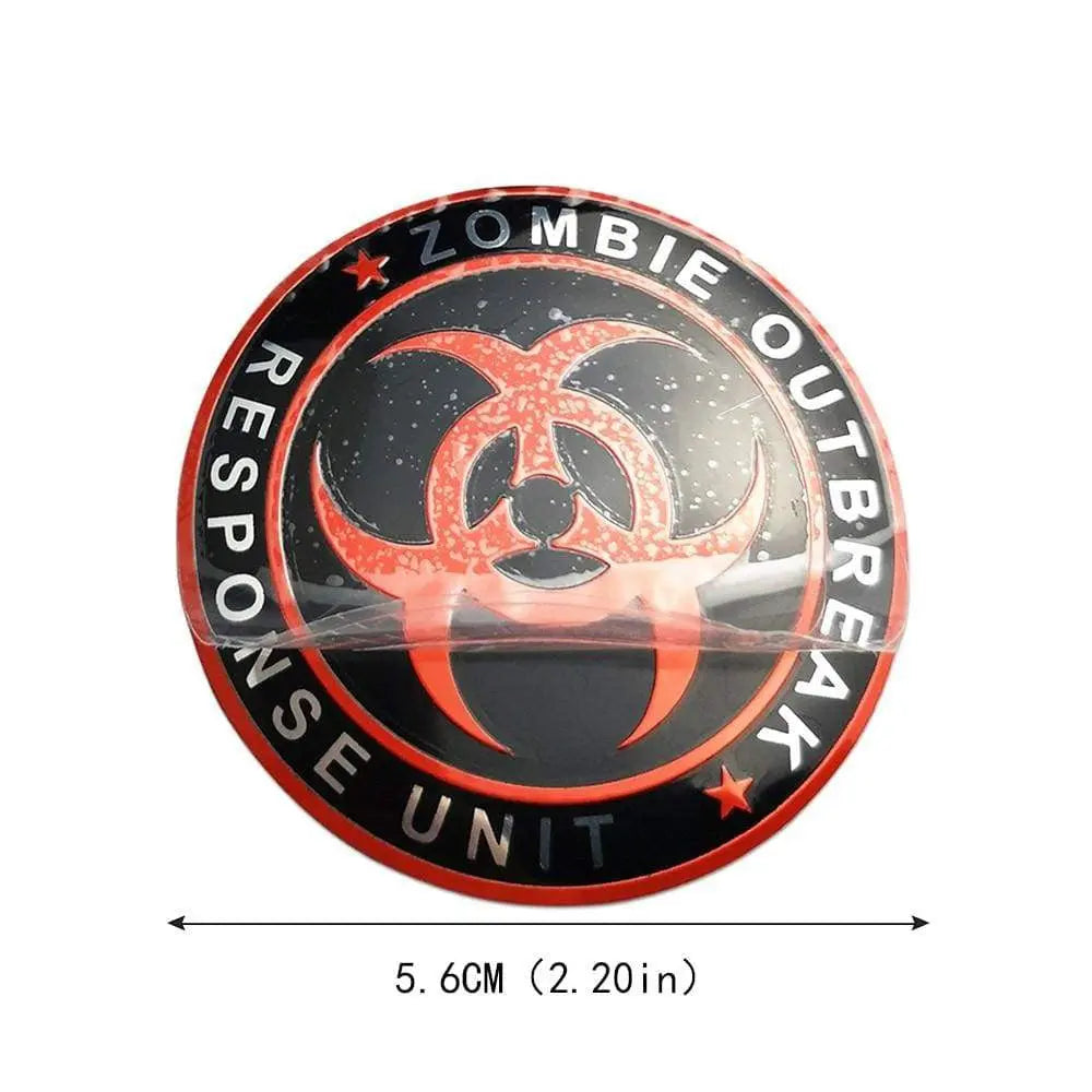 4PCS 56mm Biochemical Crisis Umbrella Car Wheel Center Hub Cap Sticker Auto Tire Emblem Badge Decal - larahd