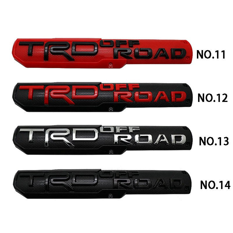 2X TRD PRO/OFF ROAD/BRO/SPORT Door Emblem Sticker Badge For Toyota Tacoma - larahd