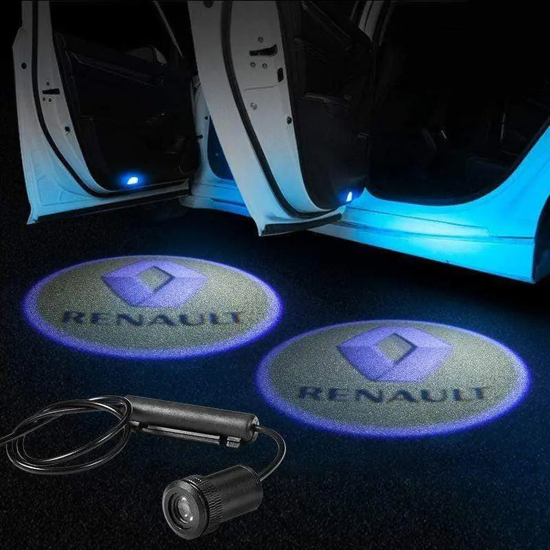 2X LED Car Door Welcome Light HD Logo Courtesy Projector Ghost Laser Renault