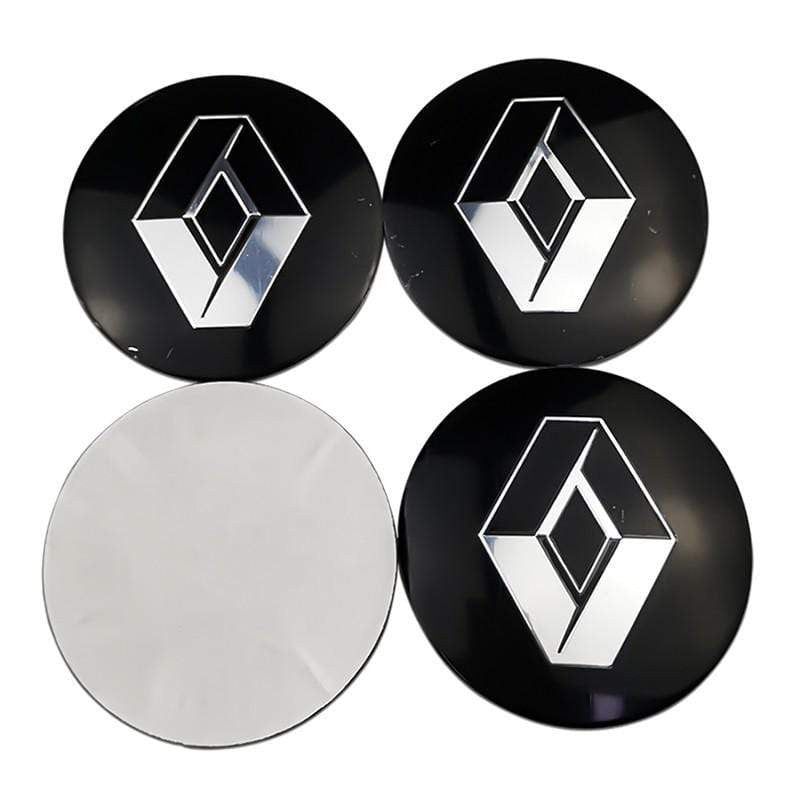 4PCS 56mm Renault Logo Car Wheel Center Hub Cap Sticker Auto Tire Emblem Badge Decal