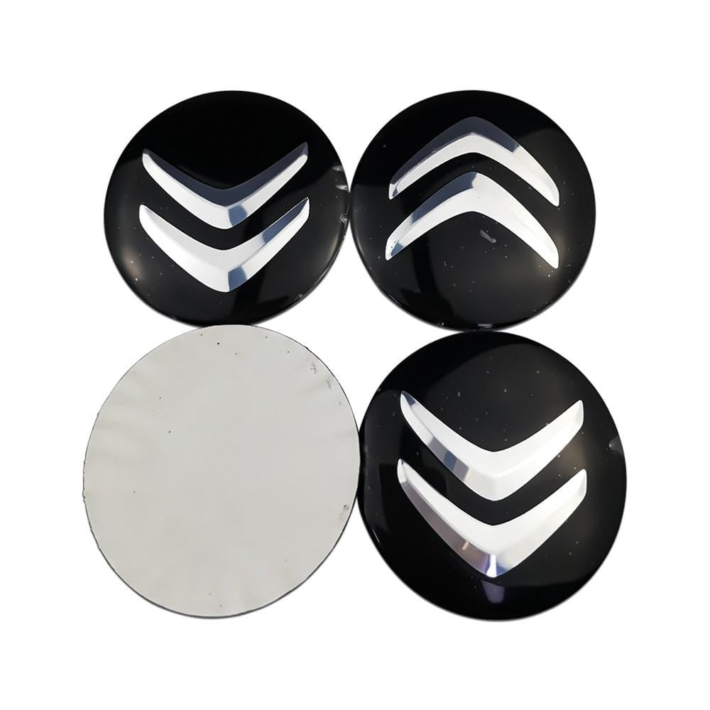 4PCS 56mm Citroen Logo Car Wheel Center Hub Cap Sticker Auto Tire Emblem Badge Decal Decoration